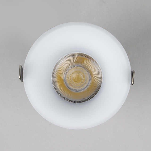 LED 클린 4인치 COB 일체형 다운라이트 12W DC타입 플리커프리 매입등