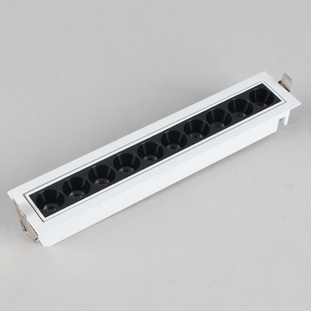 LED 디밍 리모컨 멀티매입등 10구 20w 플리커프리 스포트라이트 조명