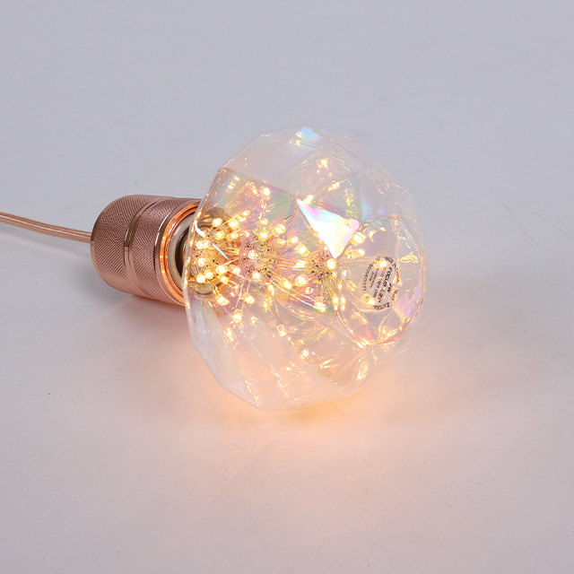 LED 에디슨전구 눈꽃 다이아몬드 D95 2W