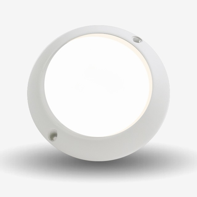 LED 4인치 무타공 슬림 원형 직부등 10W 주광색 전구색 주백색